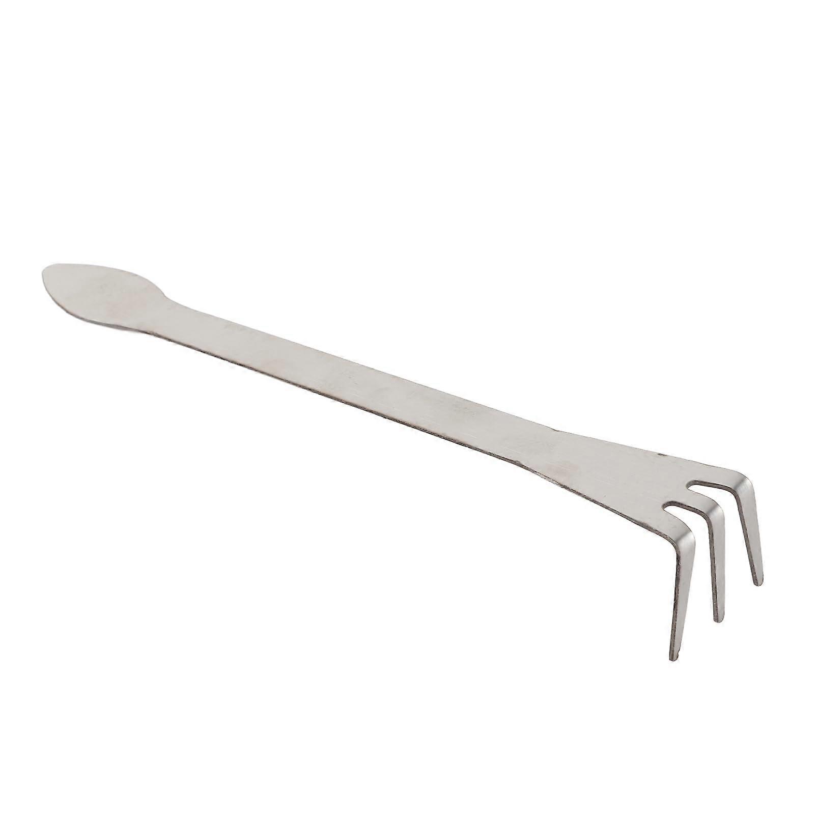 Stainless Steel Bonsai Root Rake 3Prong Tool for Gentle Root Detangling and Soil Aeration