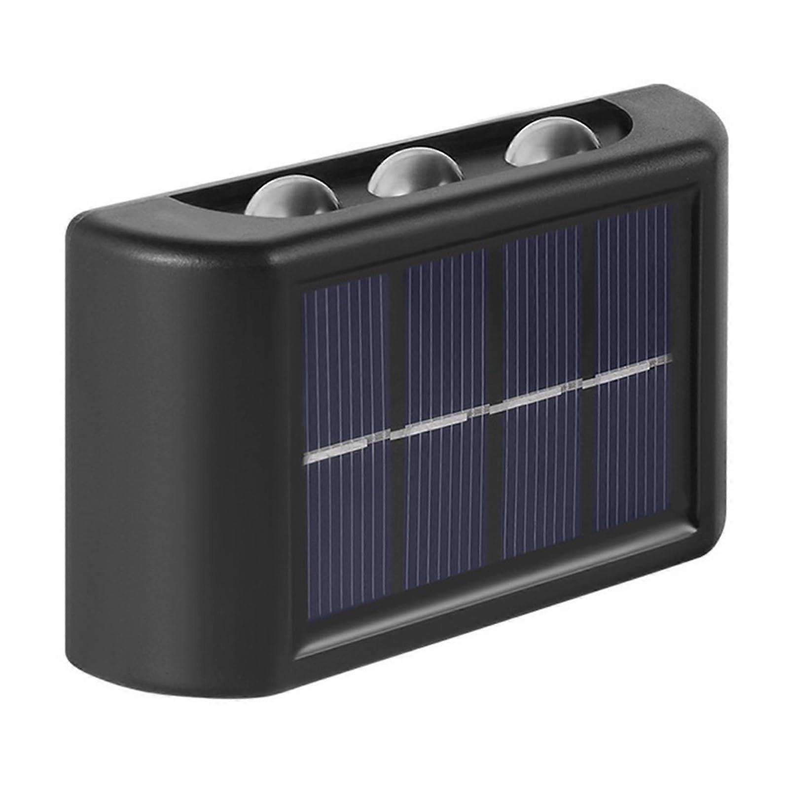 Solar Outdoor Lights IP65 Waterproof LED Wall and Fence Lighting with Auto Sensor for Garden