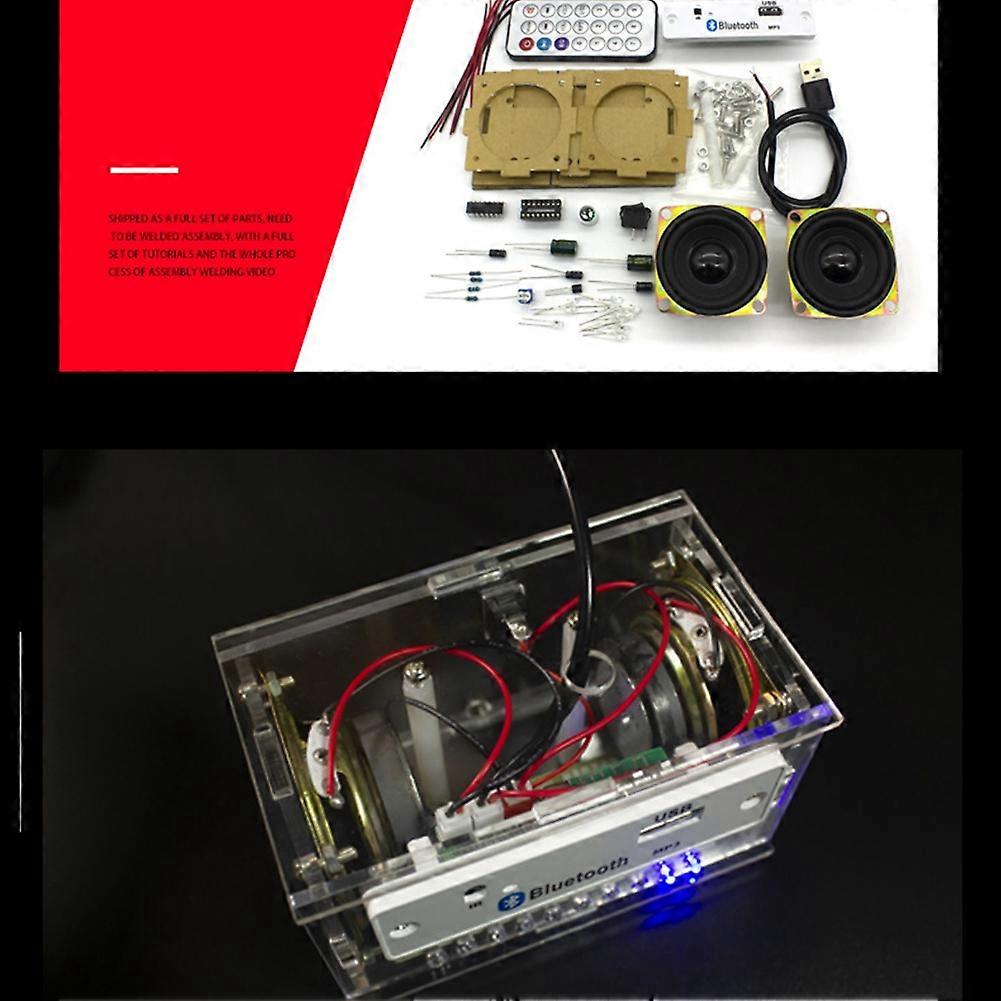 DONGKER DIY Elektronik Löten Bausatz Bluetooth Lautsprecher Kit mit FM DONGKER DIY Elektronik Löten Bausatz Bluetooth Lautsprecher Kit mit FM