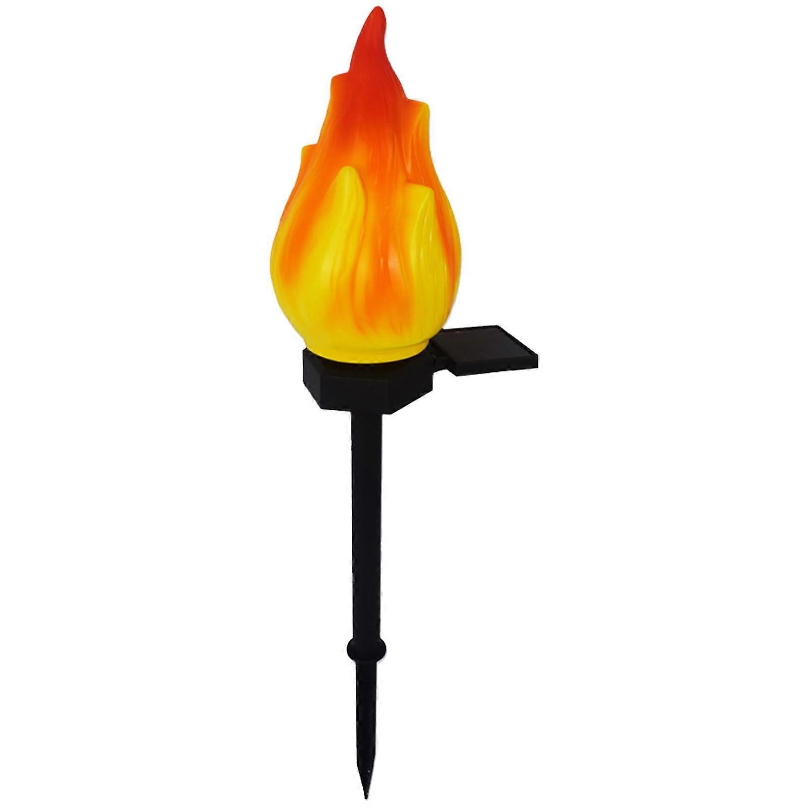 Solar Torch Lights with Realistic Flickering Flame, IP65 Waterproof Solar Powered for Garden Patio Yard