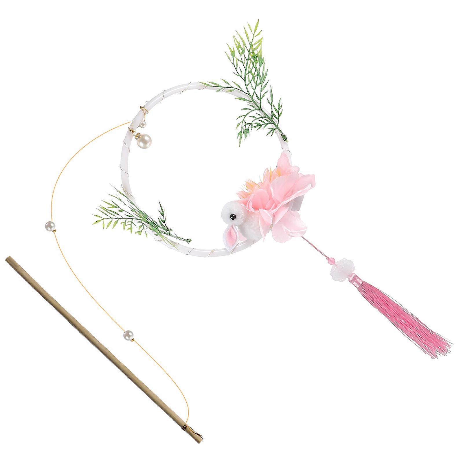 Rabbit Lantern Handheld Lantern for Decoration 2Sets Multi Color Toy