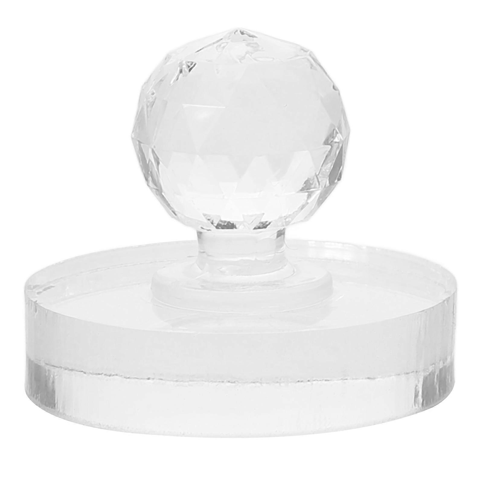 Transparent Cosmetic Pressing Tool for Eyeshadow with Single Dispensing Stamper