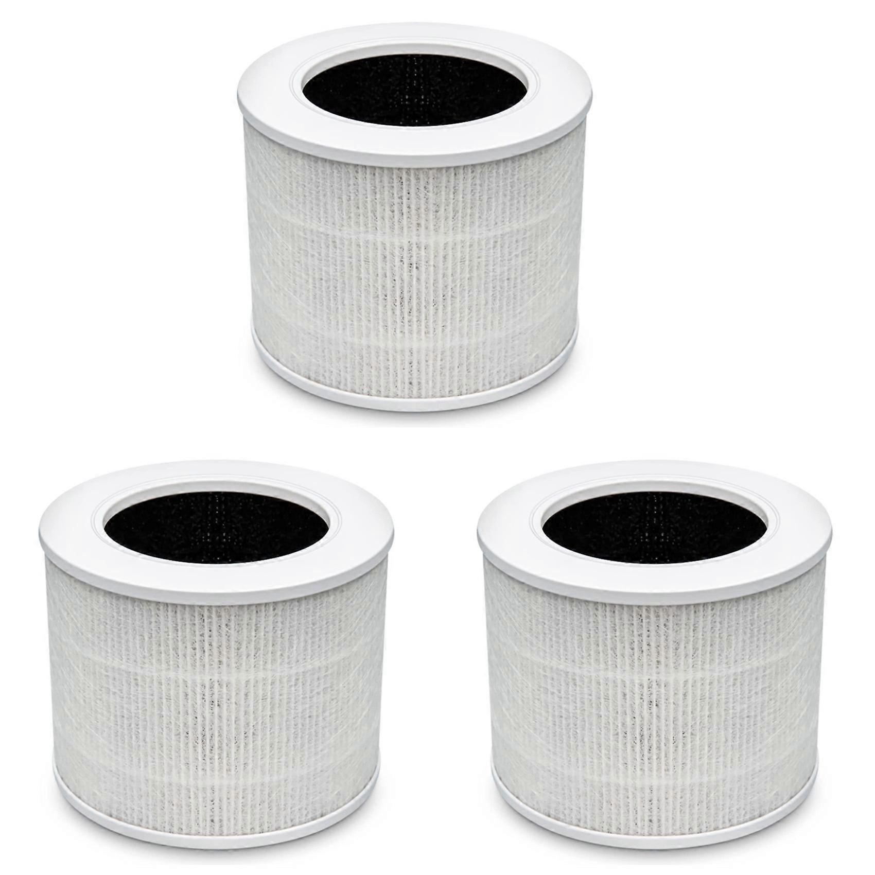 3Pcs Replacement Filter for LEVOIT Air Purifier Core Mini Part Core Mini-RF,H13 HEPA Filter 3In1 Activated Carbon Filter
