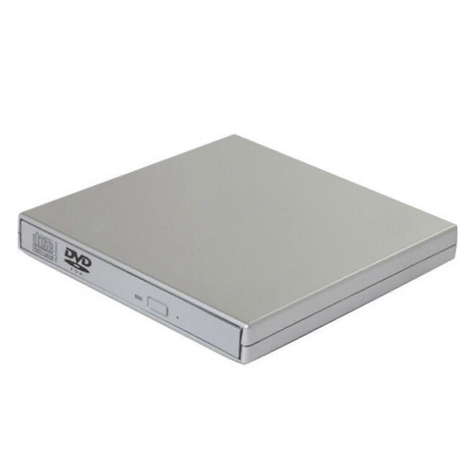 External DVD Player CD Writer Easy To Use Silver External Optical Drive
