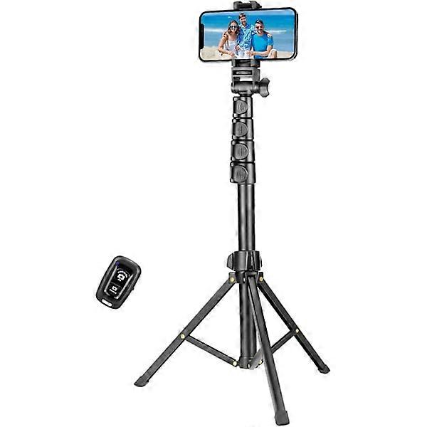 1.6m phone tripod and bluetooth selfie stick tripod, phone tripod with bluetooth remote control
