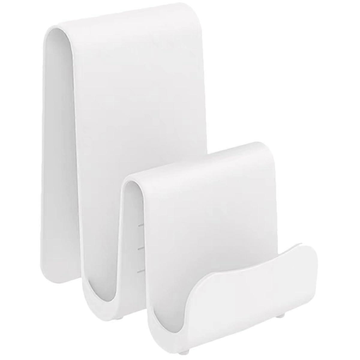 Pot Lid Organizer Rack Double Layer Adjustable Pan Lid Holder for Cabinet and Countertop Storage