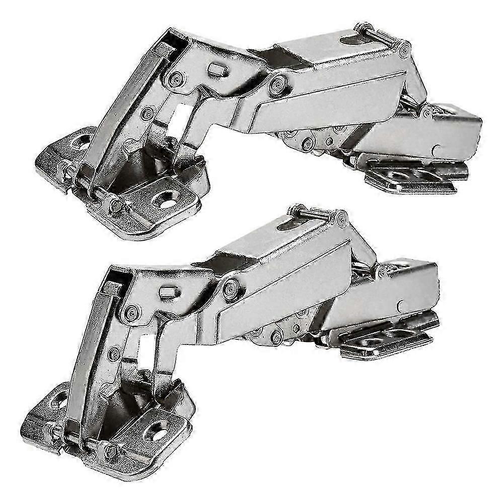 2pcs Adjustable Cabinet Door Hinges, 175 Degree, Frameless