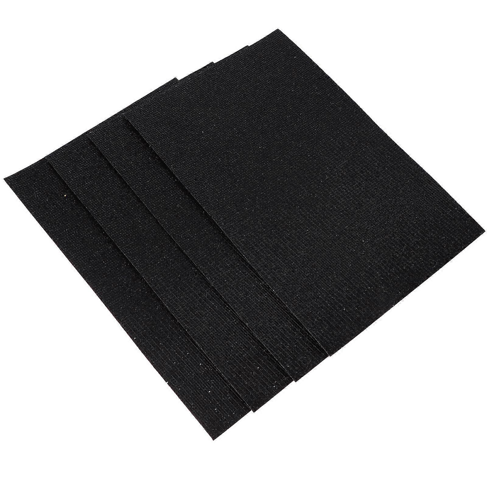 Rhinestone Sheet Sticker PU Self Adhesive for DIY Projects 4Pcs