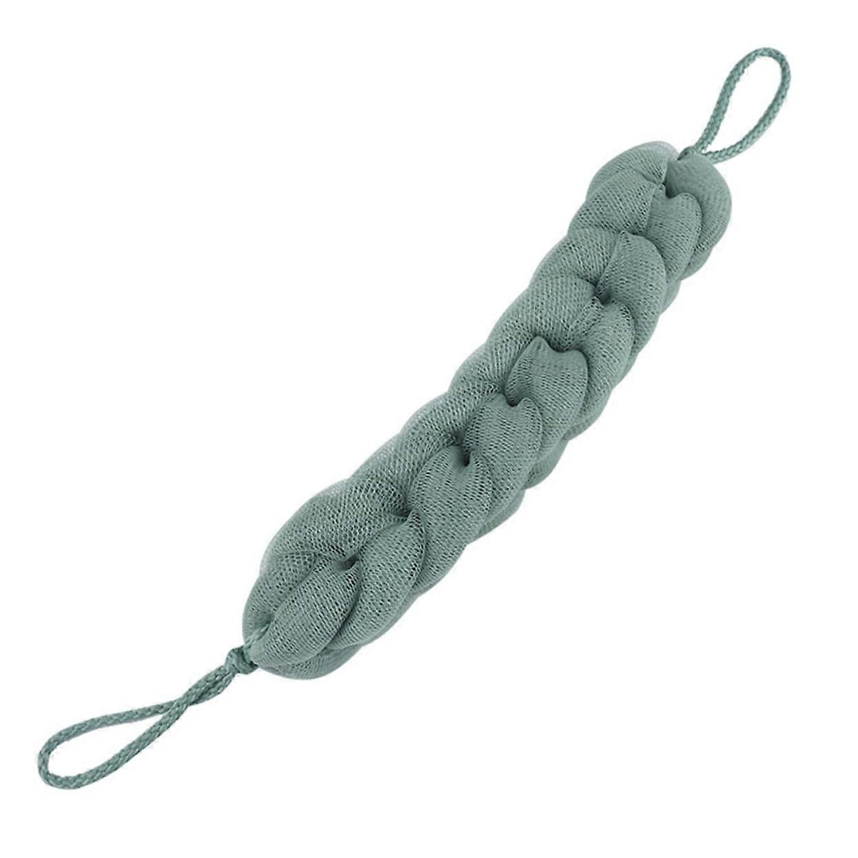 Exfoliating Back Scrubber and Long Bath Towel Set for Shower, Deep Cleaning with Secure Grip