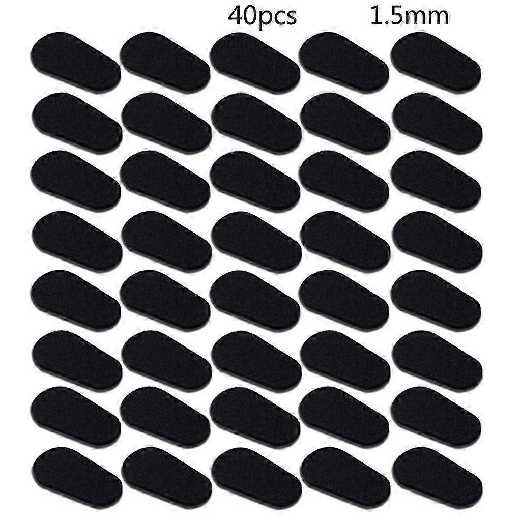40 Pcs Soft Foam Eyeglasses Nosepads Self Adhesive Anti-slip Nose Pads Drop-shaped Nose Pads Great For Plastic Frames Skin Color