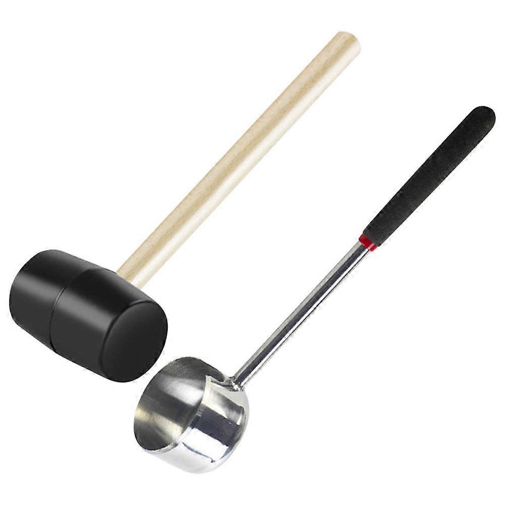 Coconut-Shell Openers Stainless Steel Opening Tools 2Pcs