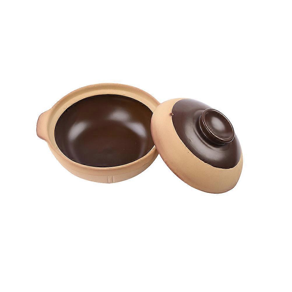 Assorted Color Household Ceramic Stew Pot for Home Use 1Pcs