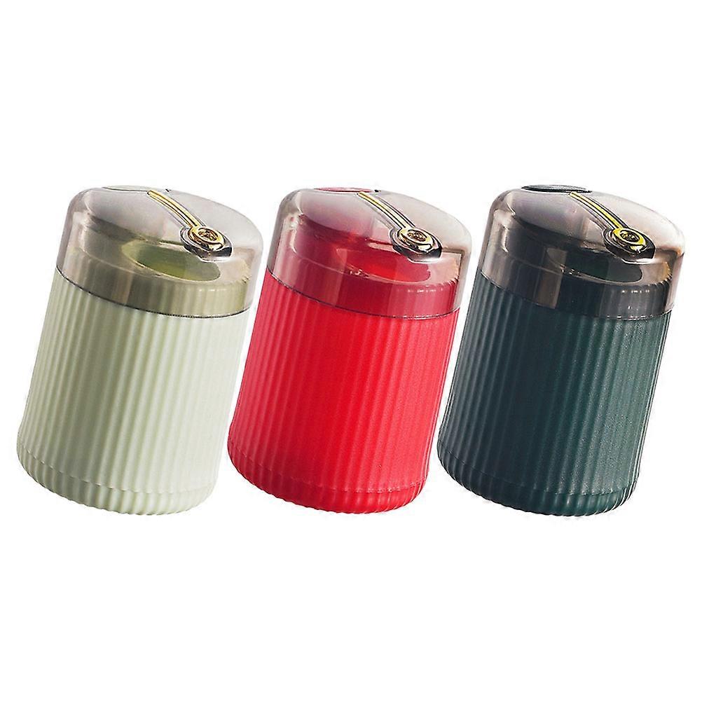 Press-Type Toothpick Box Toothpick Holder for Home 3Pcs Dispenser