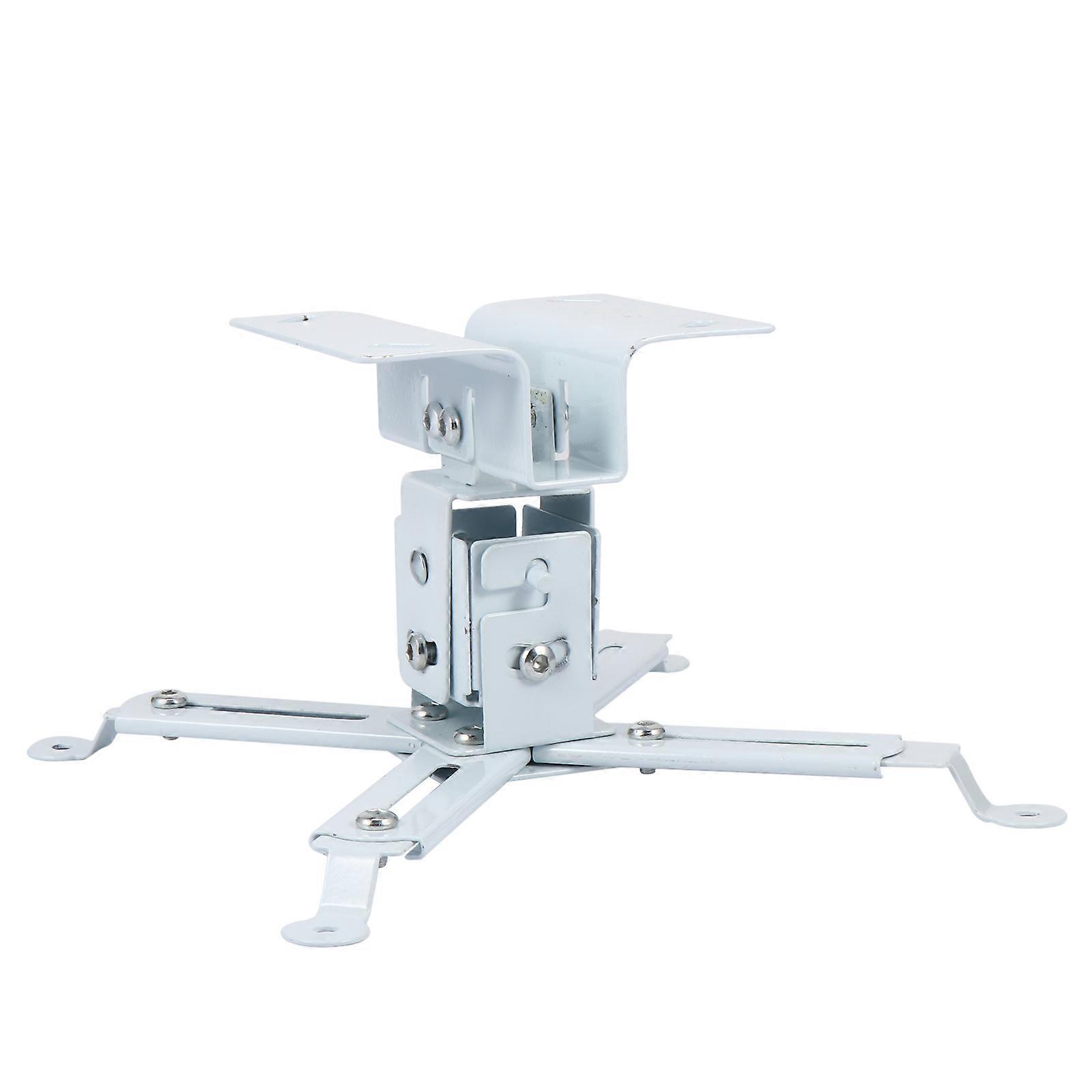 Universal Projector Holder for Wall and Ceiling Mount Steel White