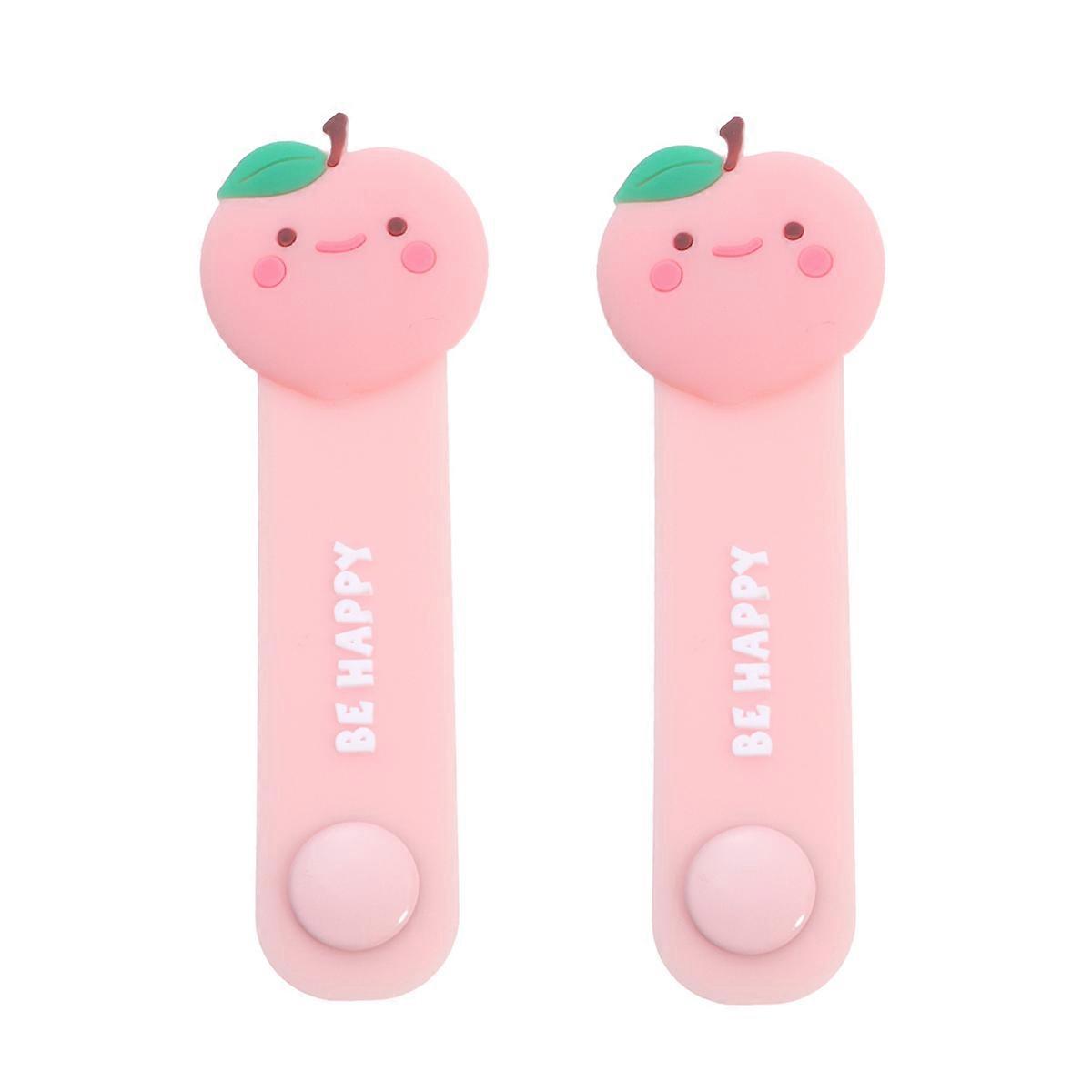 Ties Silicone Headphone Cord Winder for Cable Storage Use 6Pcs