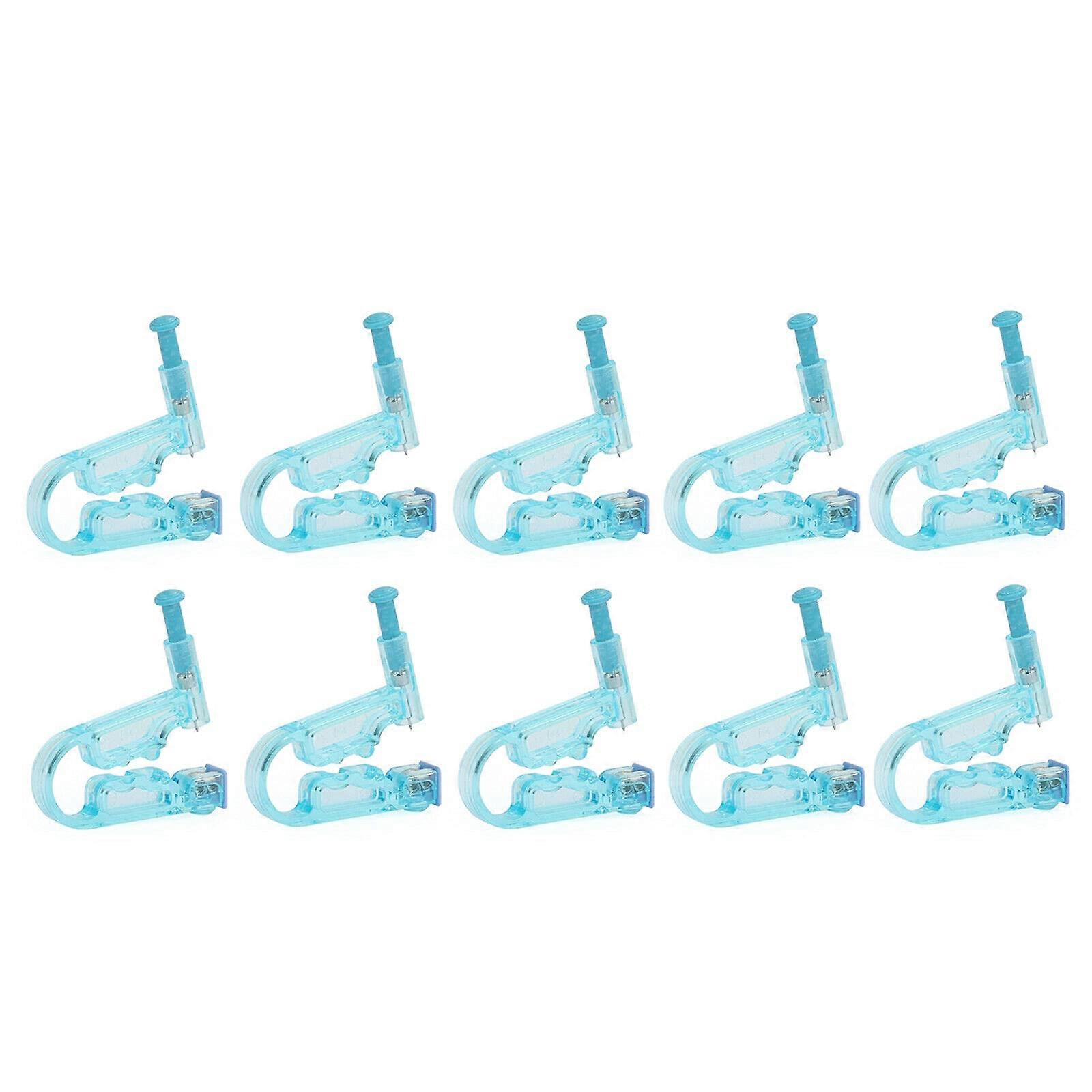 10pcs Disposable Ear Piercing Gun Kit with Studs for Precise Sterile Ear Lobe Piercing