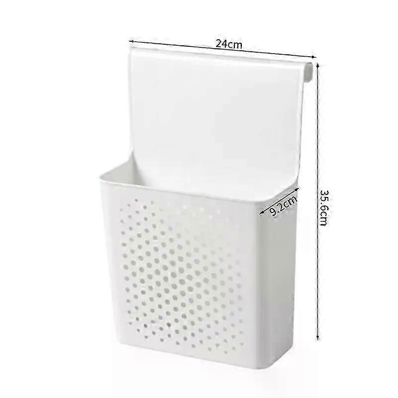 Wall Mounted Kitchen Cabinet Trash Can, SpaceSaving Hanging Waste Bin for Easy Access