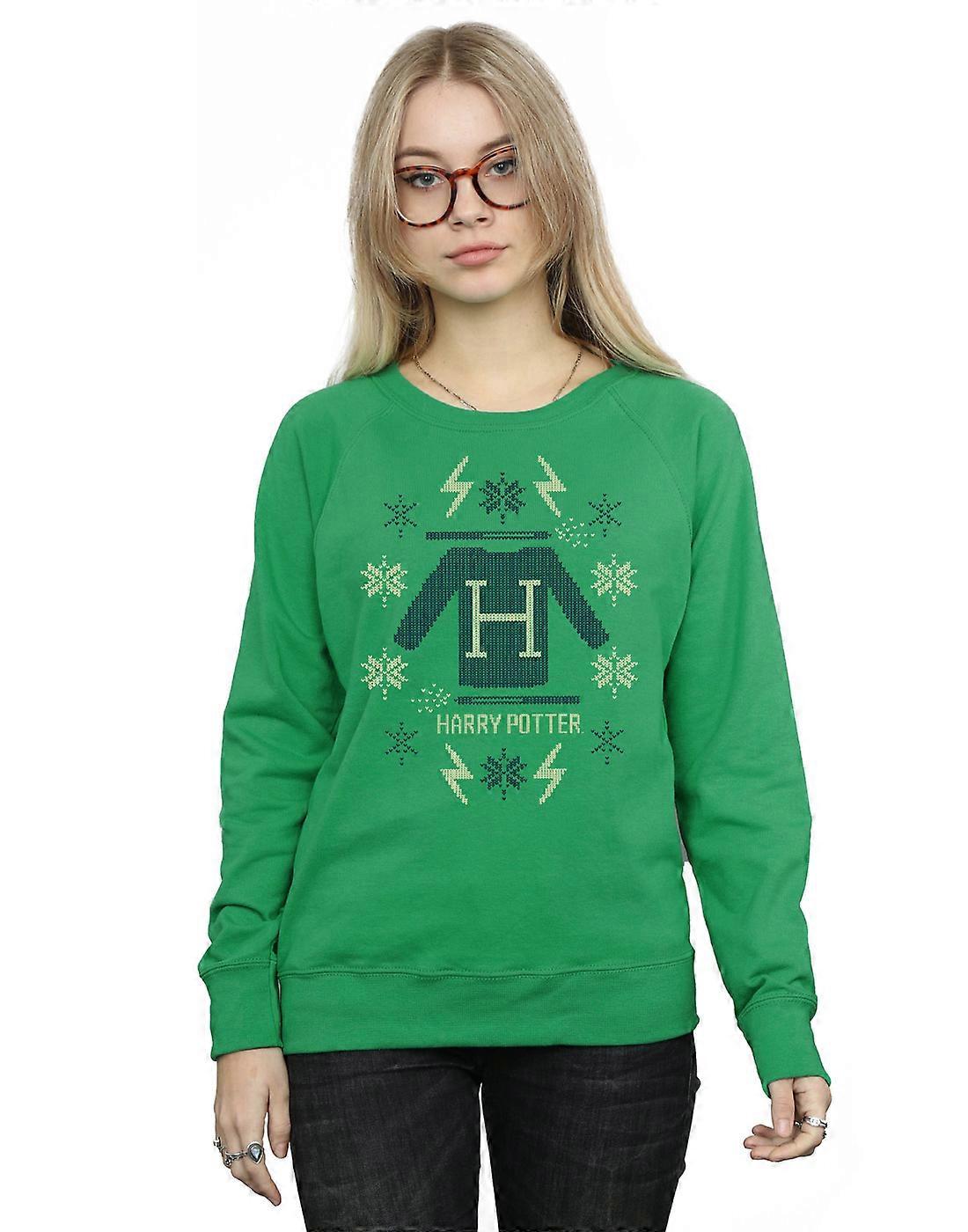 Natal de Harry Potter feminino malha moletom