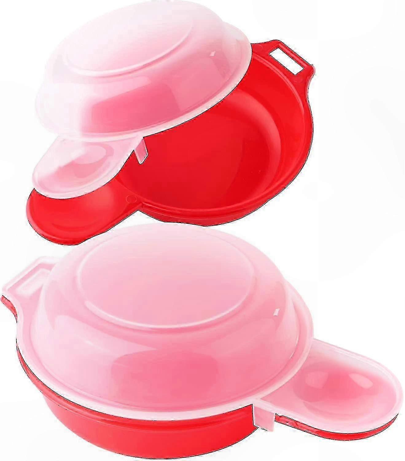 2-Pack Egg Cooker for Microwave, Quick Omelet Maker for Hamburg and Kitchen Use