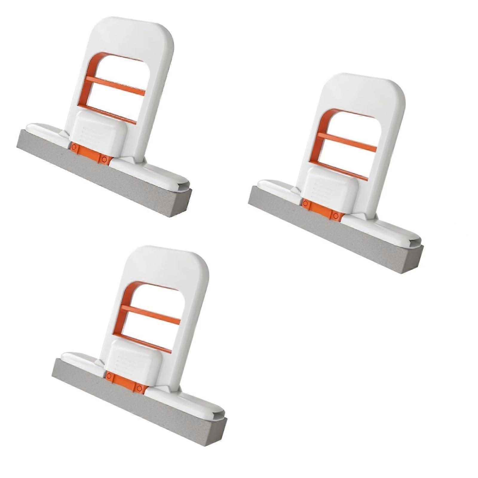 Mini Foldable Desktop Mop Set, SelfSqueeze Sponge, Wet and Dry Cleaning for Kitchen Bathroom Desk (3pcs)