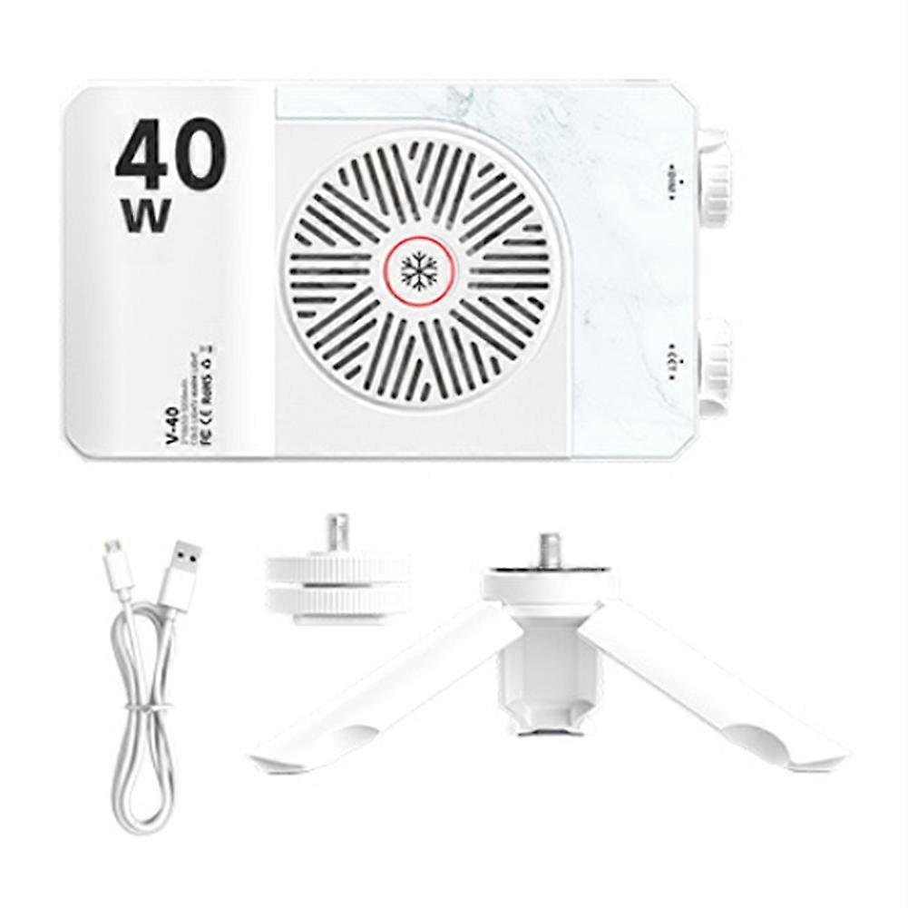 Portable LED Video Light 40W Mini Small Portable Fill Light with Built-in Rechargeable Battery, Can