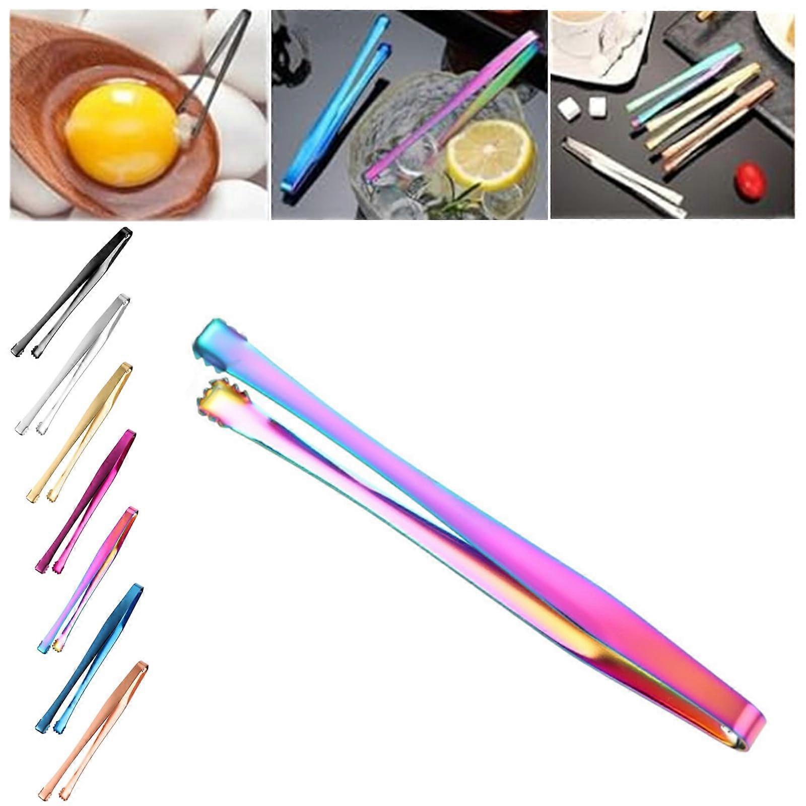 Egg Chalaza Remover and Broken Eggshell Kitchen Tongs, MultiColor Baking and Serving Tool