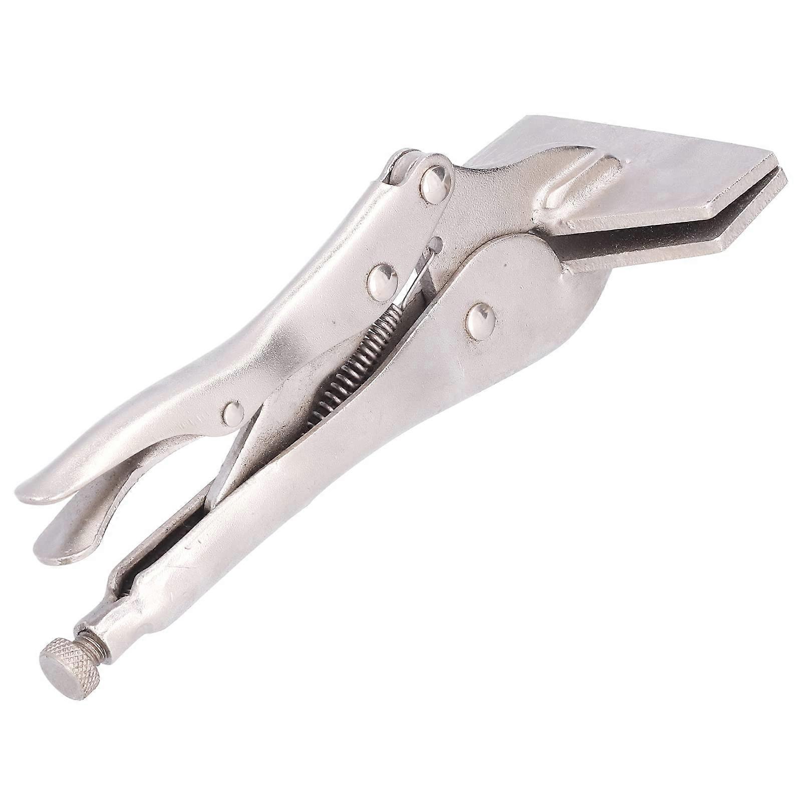 8 Inch Flat Mouth Locking Pliers with Quick Release Clamp for Welding and Metal Work