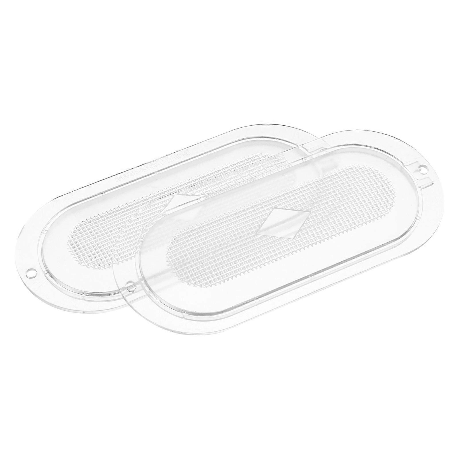 Range Hood Light Shade Replacement for Kitchen Use 2Pcs Plastic Covers