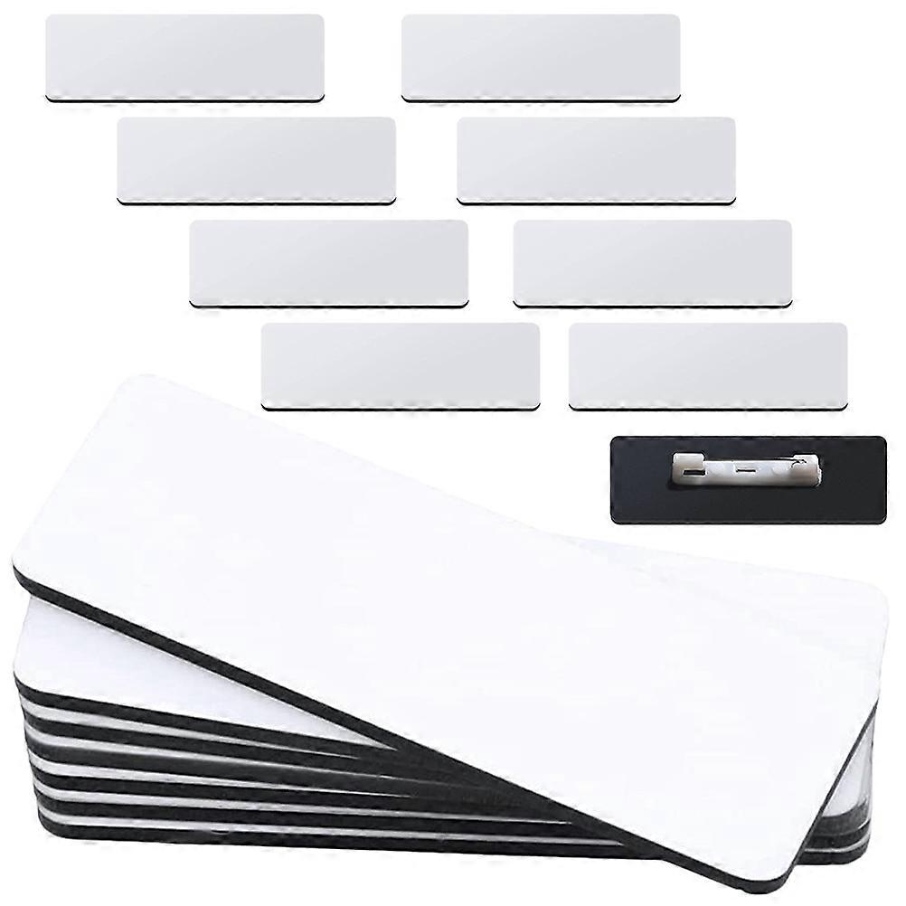 DIY Name Tags Name Badge for Marking 80Pcs Blank Pin Style