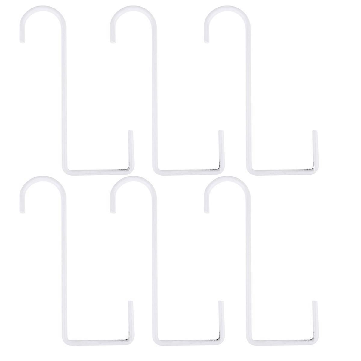 Flowerpot Hanging Hooks for 12Pcs White Clothes Hanger Set