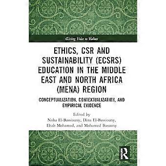 Ethiek, maatschappelijk verantwoord ondernemen en duurzaamheidseducatie (ECSRS) in de regio Midden-Oosten en Noord-Afrika (MENA): conceptualisering, contextualisering en empirische analyse