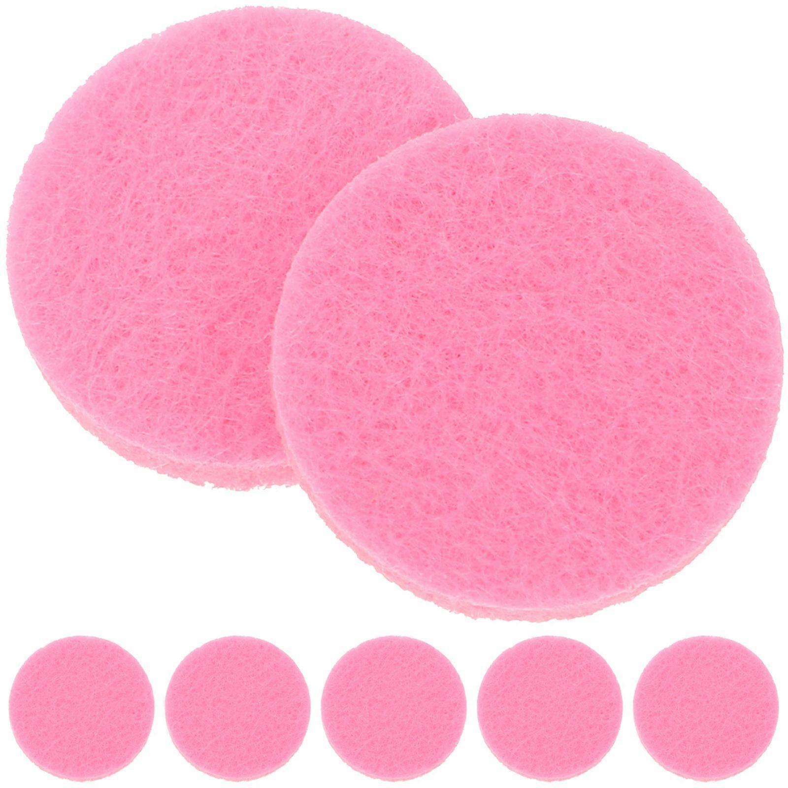 100Pcs Aromatherapy Diffuser Pad Round Replacement Refill Pads for Necklace Locket Pads