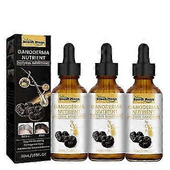 3kpl uusia harmaantumista estäviä hiusseerumeita Ganoderma Nutrient Hair Tummening Serums Anti Grey Hair Essence for Regrow Thicker Fuller