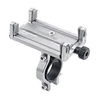 Supporto per telefono da bici, clip da manubrio con design a 4 artigli, clip per telefono da scooter girevole a 360 gradi per smartphone larghi 2, 3, 3/4 pollici, accessori per bici