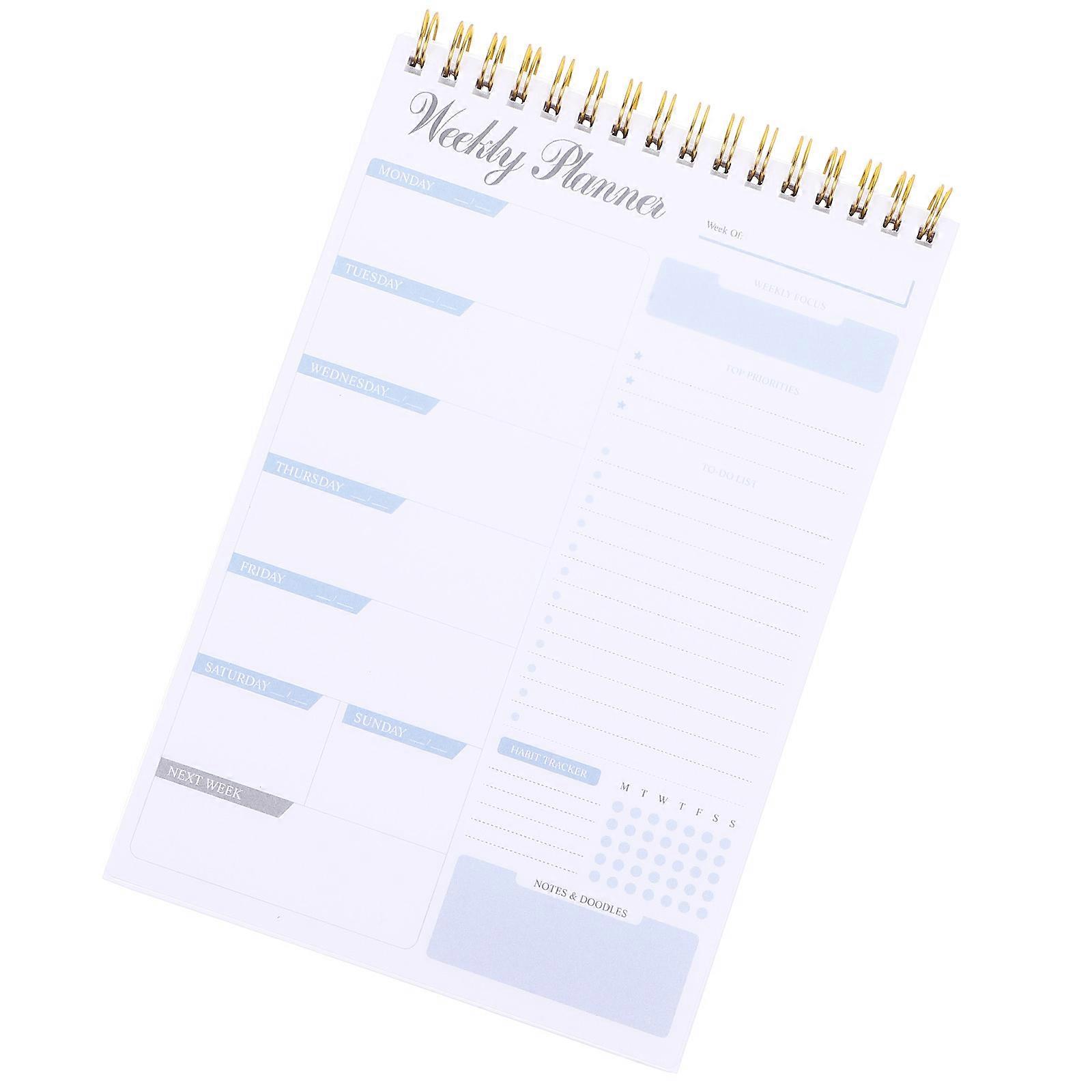 Weekly Planner Notepad for Daily Use Portable Planner Notepad