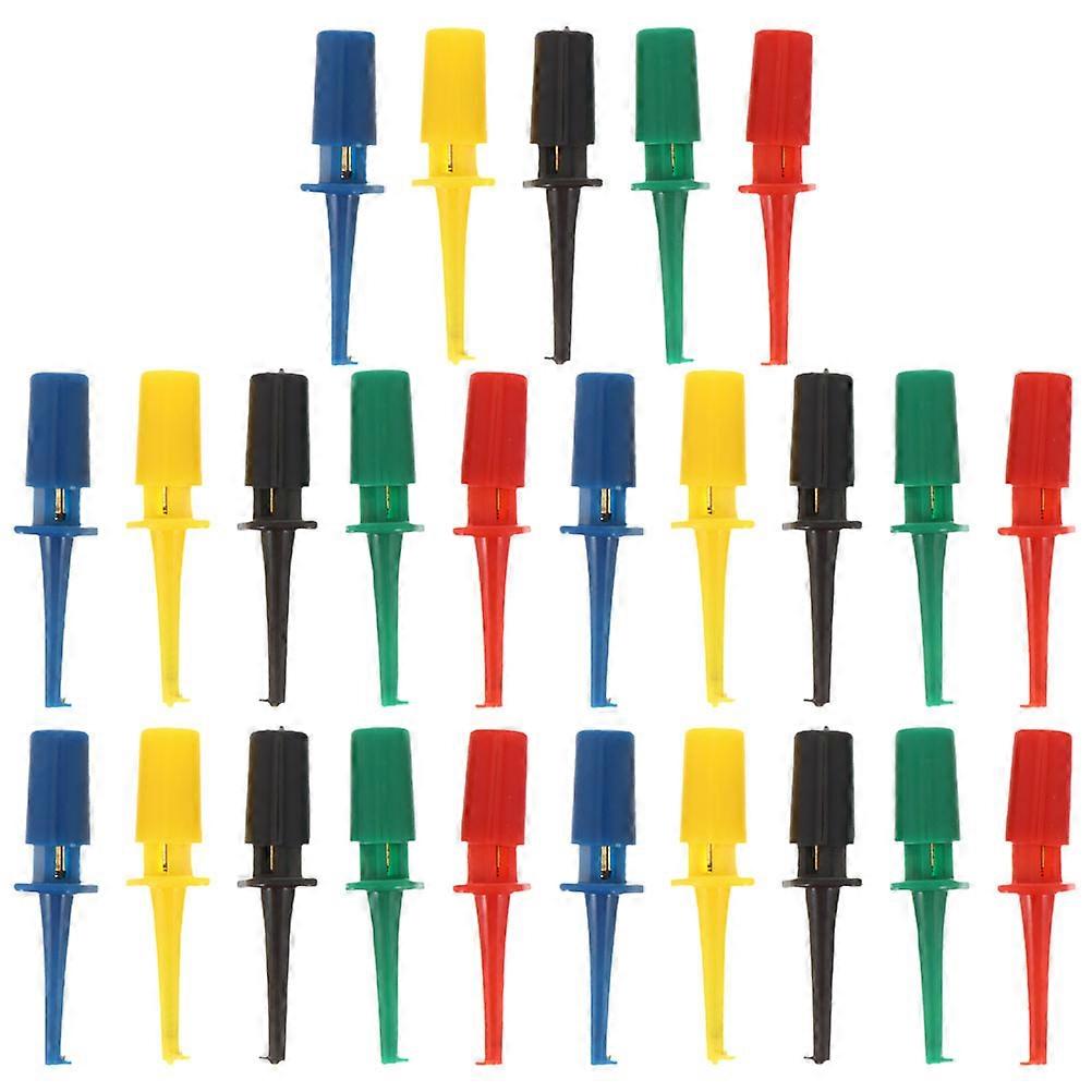 Multimeter Test Hook Clips Electronic Experiment Accessories 25Pcs Set
