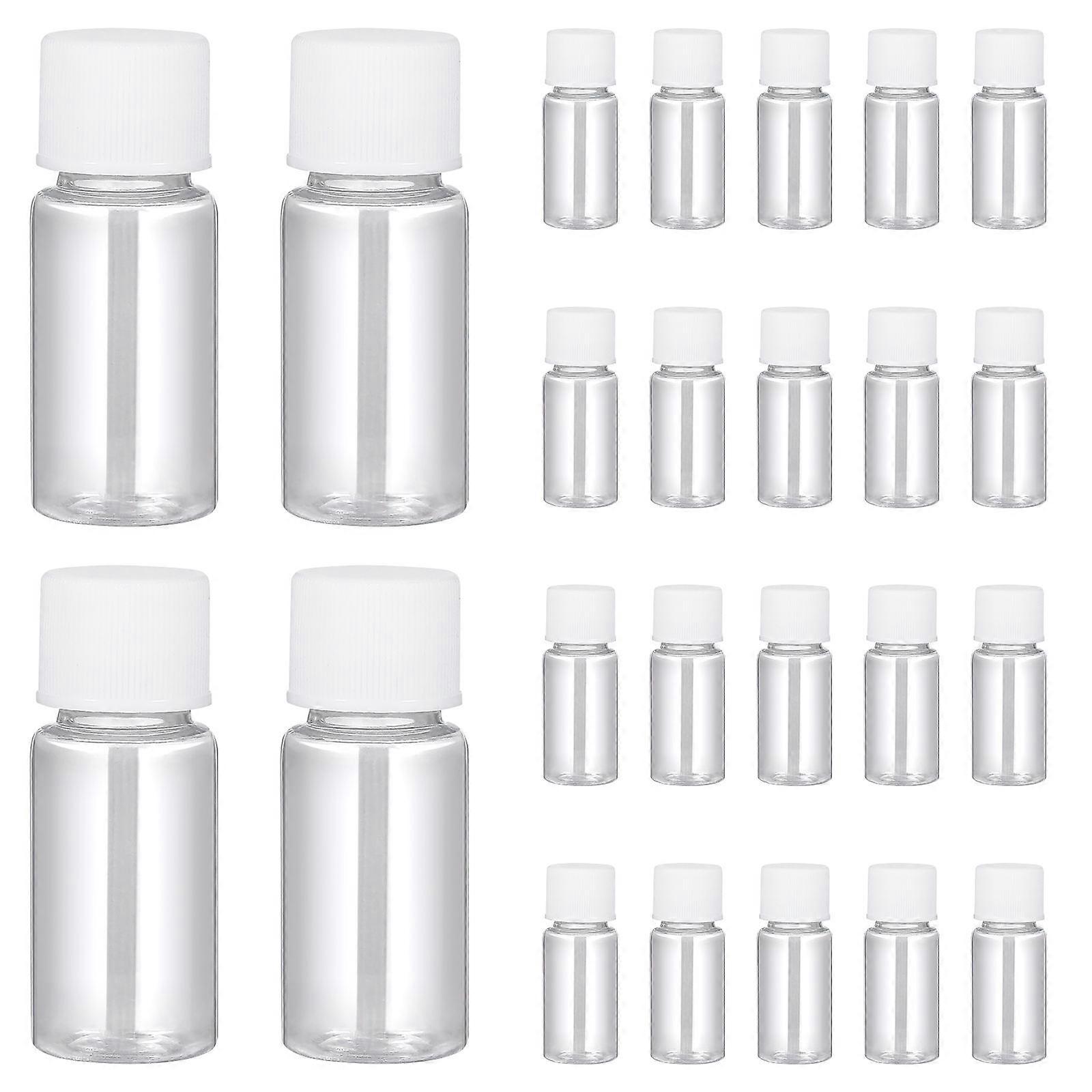 Sample Bottle Lotion Bottle for Storage Use 25Pcs Transparent Plastic Containers