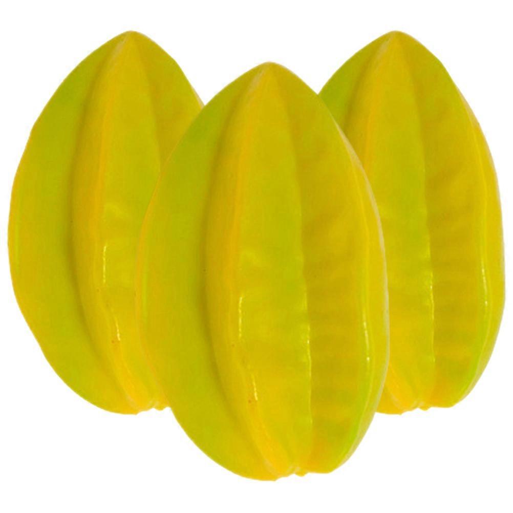 Mini Model Plastic Artificial Fruit Decor for Display 3Pcs