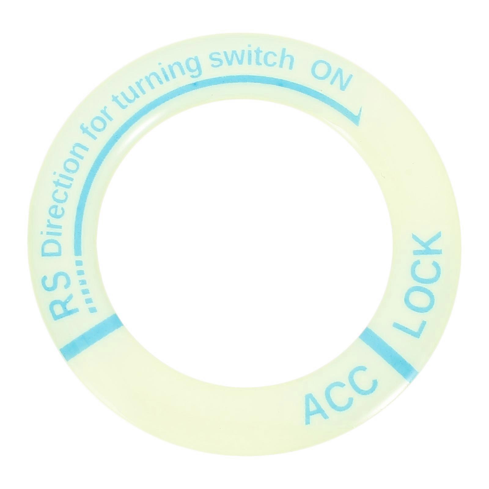 Luminous Ignition Switch Cover Ignition Switch Trim Ring Car Ignition Switch Cover
