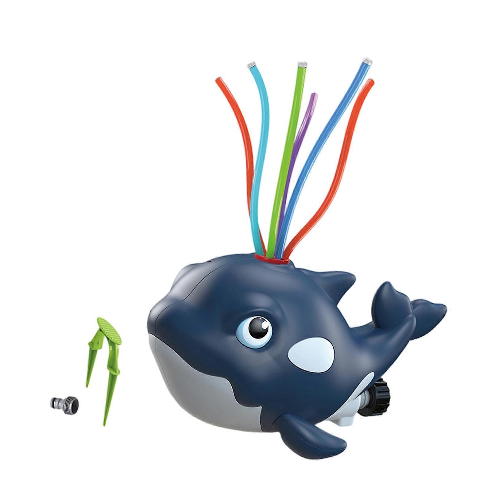 Whale Type Outdoor Water Dispenser Toy For Youngsters 8M Reach 2L Per Hour Water Quantity ABS substance For Extended Use Multicolor