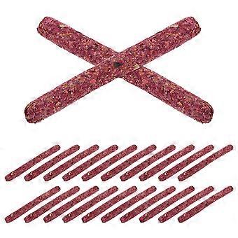 1 sachet de bâtonnets à mâcher pour hamster : friandises pour chinchillas, bâtonnets de foin pour petits animaux, friandises pour lapins, dents de cochon d'Inde à mâcher (0,5 kg/sac)