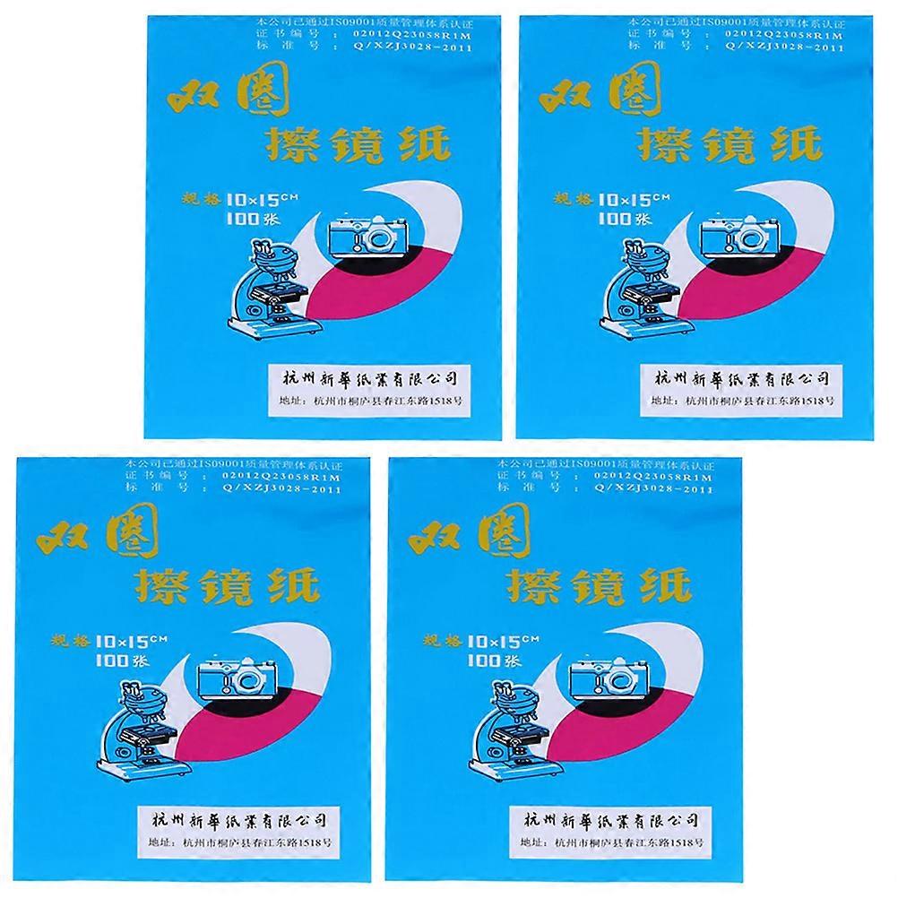 400pcs Special Microscope Cleaning Paper Single Use Microscope Cleaning Tissue