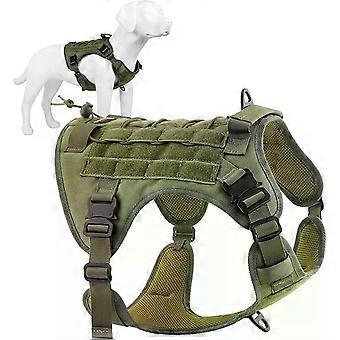 Plutus Pet Tactical Dog Harness with All Metal Buckles, Adjustable, No-pull