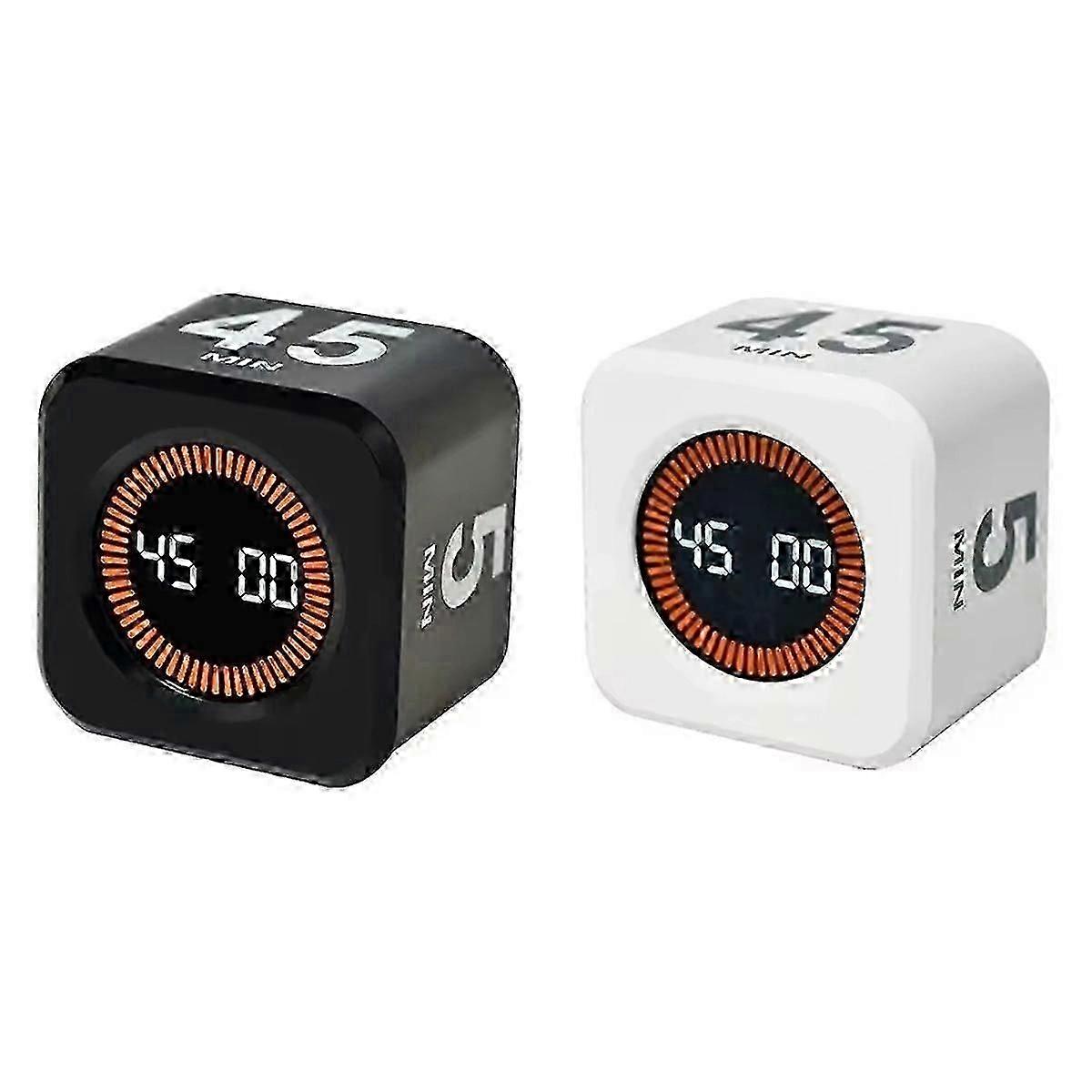 Timer Cube Timer Visual LED Display Time Kids Time Management Kitchen Countdown Timer RH