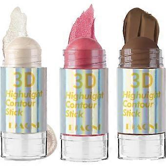 KARLOR Contour Highlighter Blush Stick, 3 Pieces Make Up Stick, Cream Bronzer Contouring Stick Highlighter Pen Blush Pen Contour Pen Face Contour Stic