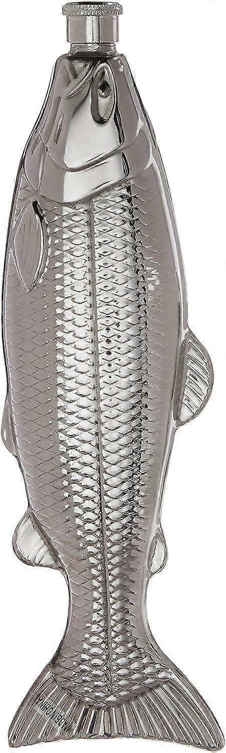 Fischflasche, Edelstahl