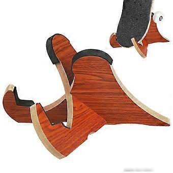 Supporto per skateboard in legno marrone chiaro, per riporre gli skateboard, 1 set resistente