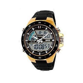Reloj SKMEI 1016 para hombre, deportivo, moderno, resistente al agua, informal, de cuarzo, digital, militar, multifuncional.