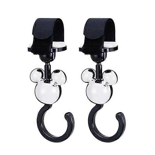 2PCS-Pack Cartoon Style Bébé Stroller Hook Hanger