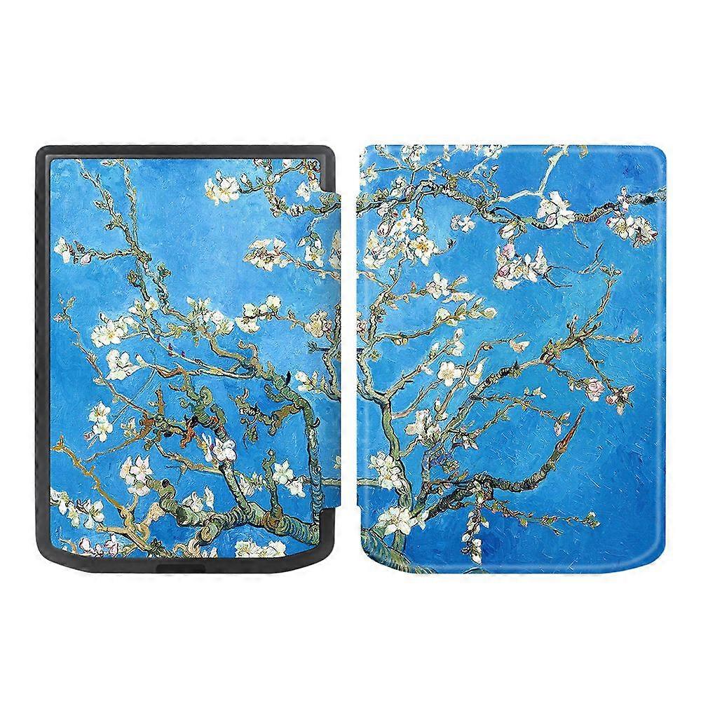 Para PocketBook Verse Pro Capa de Couro E-Reader com Auto Sleep/Wake